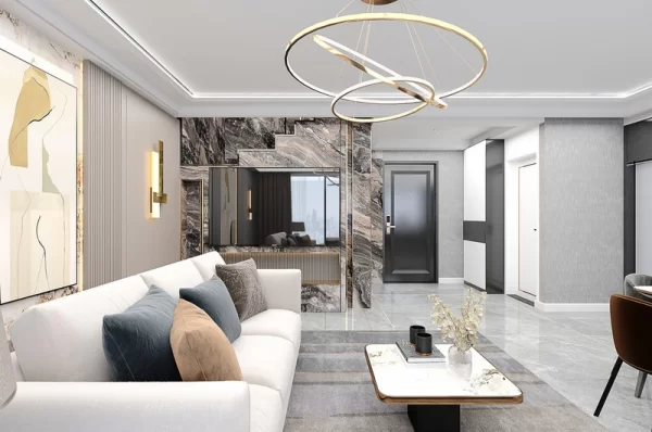 Роскошная жизнь: потрясающие апартаменты 1+1 и пентхаусы 2+1 в Алании, Дермиташ