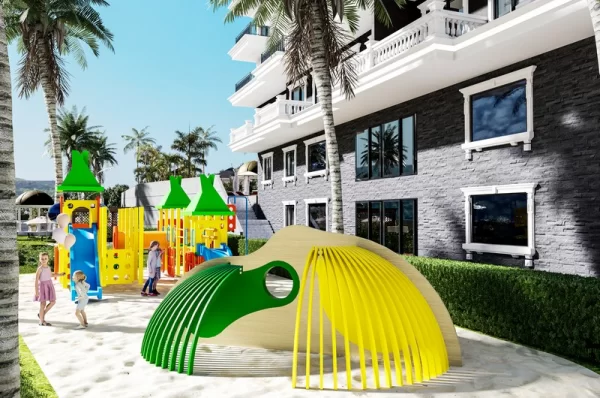 Роскошная жизнь: потрясающие апартаменты 1+1 и пентхаусы 2+1 в Алании, Дермиташ