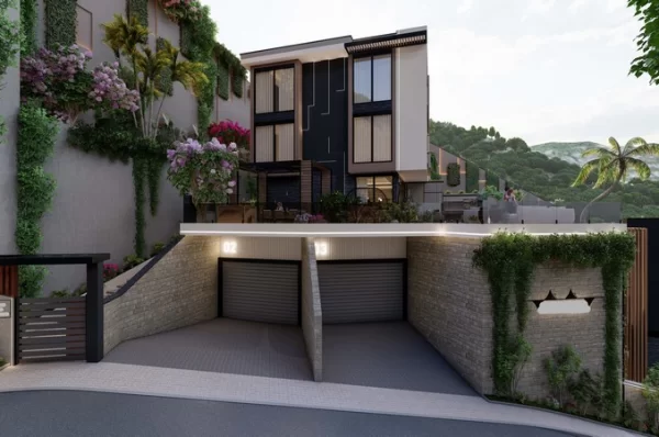 Alanya Tepe Mahallesi'nde Muhteşem Deniz Manzaralı Satılık 3+1 Villa