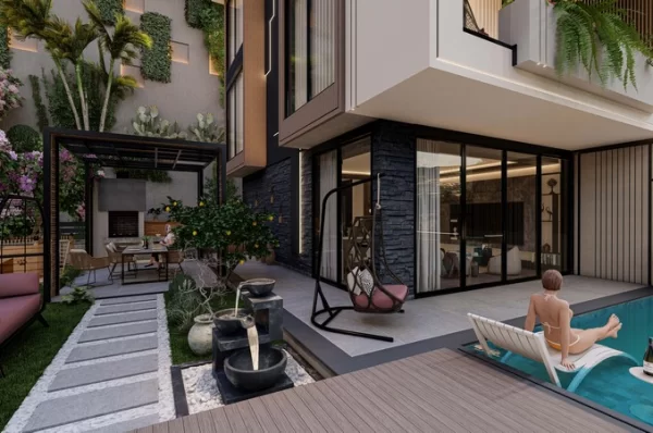 Alanya Tepe Mahallesi'nde Muhteşem Deniz Manzaralı Satılık 3+1 Villa