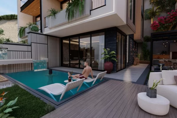 Alanya Tepe Mahallesi'nde Muhteşem Deniz Manzaralı Satılık 3+1 Villa