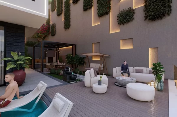 Alanya Tepe Mahallesi'nde Muhteşem Deniz Manzaralı Satılık 3+1 Villa
