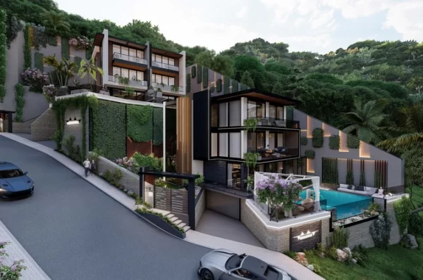 Alanya Tepe Mahallesi'nde Muhteşem Deniz Manzaralı Satılık 3+1 Villa