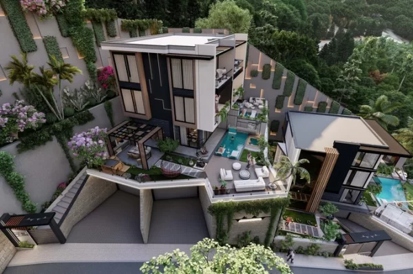 Alanya Tepe Mahallesi'nde Muhteşem Deniz Manzaralı Satılık 3+1 Villa