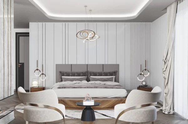 Alanya'nın Tercih Edilen Tepe Mahallesi'nde Satılık Lüks 4+1 Deniz Manzaralı Villa