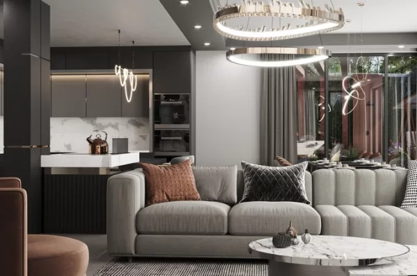 Alanya'nın Tercih Edilen Tepe Mahallesi'nde Satılık Lüks 4+1 Deniz Manzaralı Villa