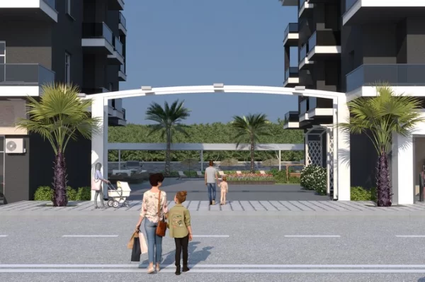 New Apartments and Penthouses for Sale in Alanya's Oba Neighborhood