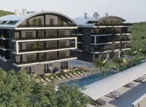 New Apartments and Penthouses for Sale in Alanya's Oba Neighborhood