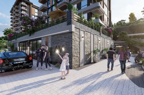 Alanya Oba Mahallesi'nde Deniz Manzaralı Yeni İnşa Edilmiş Daireler