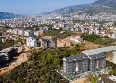 Alanya Oba Mahallesi'nde Satılık Lüks 1+1 Daire