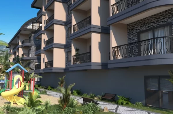 Alanya Oba Mahallesi'nde Satılık Lüks 1+1 Daire