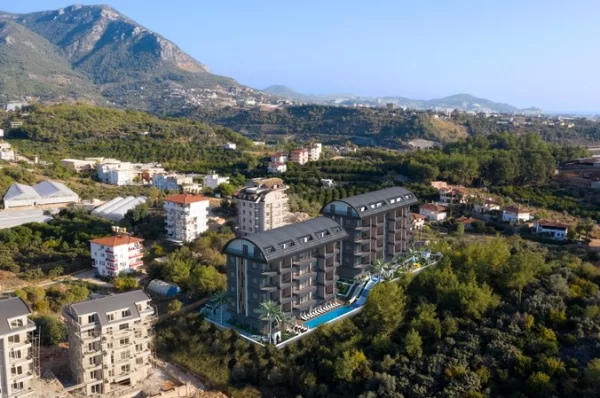 Luxury 1+1 Flat for Sale in Alanya's Oba Neighborhood