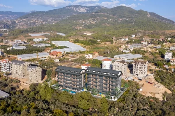 Luxury 1+1 Flat for Sale in Alanya's Oba Neighborhood