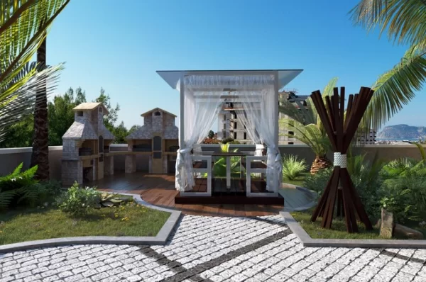 Luxury 1+1 Flat for Sale in Alanya's Oba Neighborhood