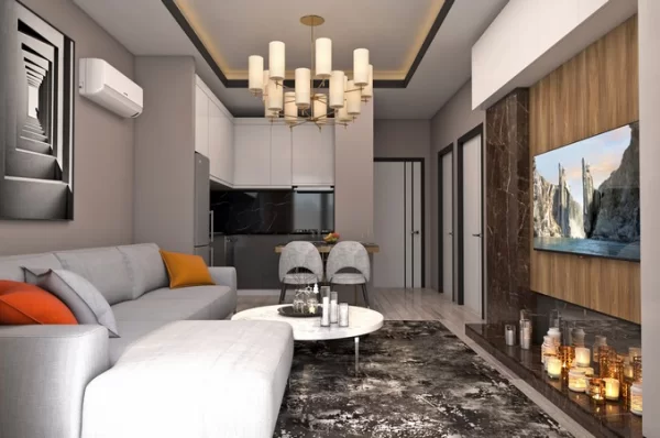 Luxury 1+1 Flat for Sale in Alanya's Oba Neighborhood