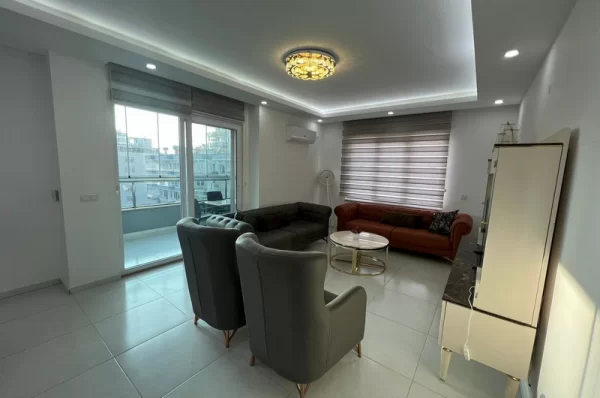 Luxurious Fully Furnished 2+1 Apartment with Pool View in Alanya, Mahmutlar