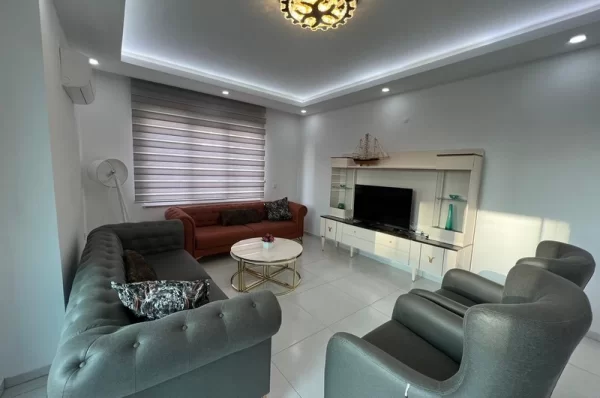 Luxurious Fully Furnished 2+1 Apartment with Pool View in Alanya, Mahmutlar