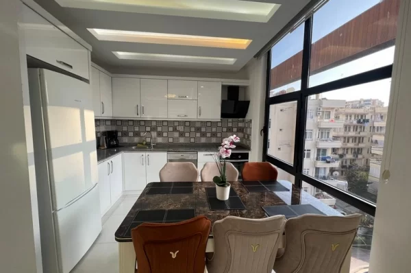 Luxurious Fully Furnished 2+1 Apartment with Pool View in Alanya, Mahmutlar