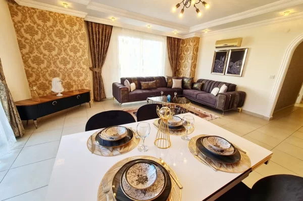 Luxury Living in Mahmutlar: Fully Furnished 2-Bedroom Apartment with Amazing Amenities