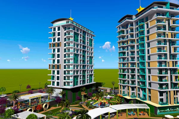 Luxurious 1+1 Apartment for Sale in Alanya's Premier Complex: Experience Modern Living