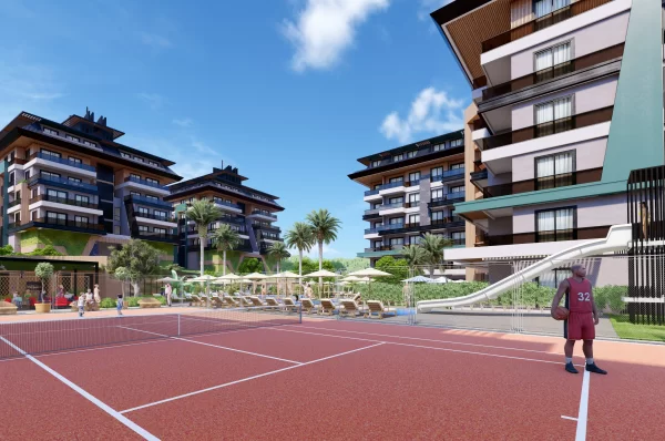 Lüksün İçinde Rahatlayın: Alanya'da Masmavi Denize Sadece Birkaç Adım Uzaklıkta Satılık Yeni Dairele
