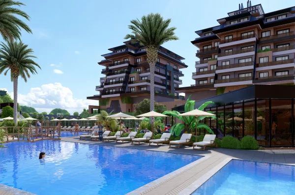 Lüksün İçinde Rahatlayın: Alanya'da Masmavi Denize Sadece Birkaç Adım Uzaklıkta Satılık Yeni Dairele