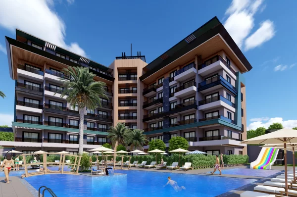Lüksün İçinde Rahatlayın: Alanya'da Masmavi Denize Sadece Birkaç Adım Uzaklıkta Satılık Yeni Dairele