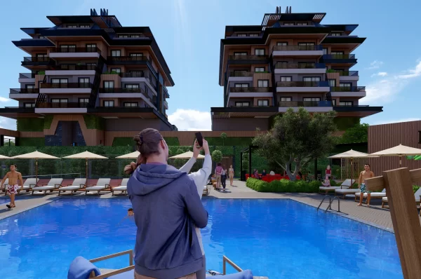 Lüksün İçinde Rahatlayın: Alanya'da Masmavi Denize Sadece Birkaç Adım Uzaklıkta Satılık Yeni Dairele