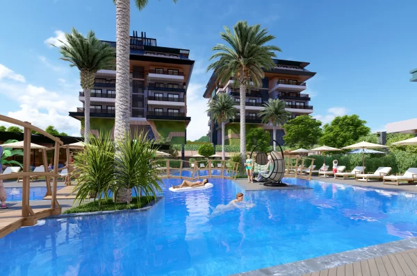 Lüksün İçinde Rahatlayın: Alanya'da Masmavi Denize Sadece Birkaç Adım Uzaklıkta Satılık Yeni Dairele