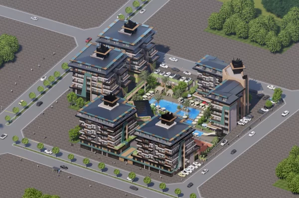 Unwind in Luxury: New Apartments for Sale in Alanya, Just Steps Away from the Azure Sea