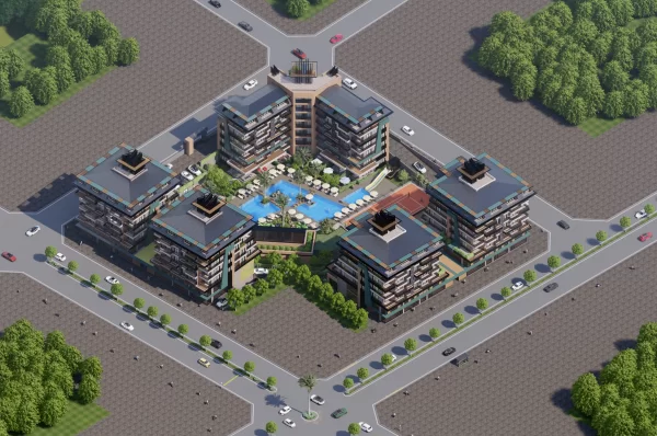 Unwind in Luxury: New Apartments for Sale in Alanya, Just Steps Away from the Azure Sea