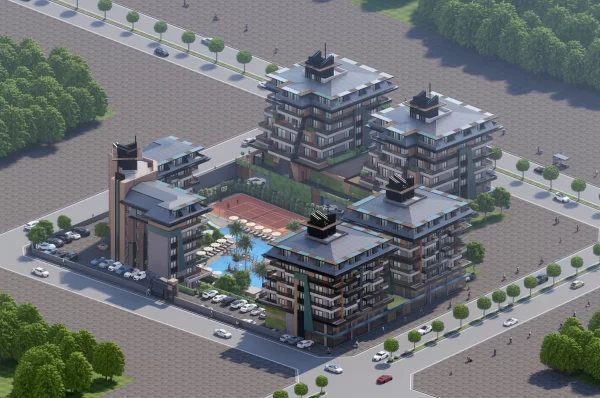 Unwind in Luxury: New Apartments for Sale in Alanya, Just Steps Away from the Azure Sea