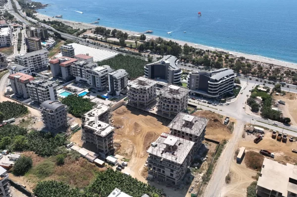 Unwind in Luxury: New Apartments for Sale in Alanya, Just Steps Away from the Azure Sea