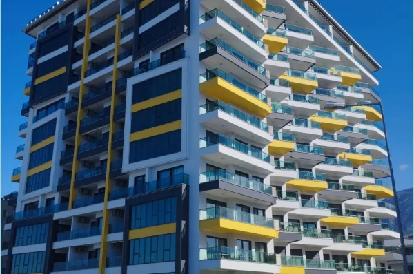 Beachfront Bliss: полностью меблированные апартаменты 1+1 с захватывающим видом на океан