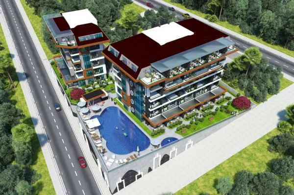Invest in Excellence with Multiple Option Flats in the Most Preferred Area of ​​Alanya