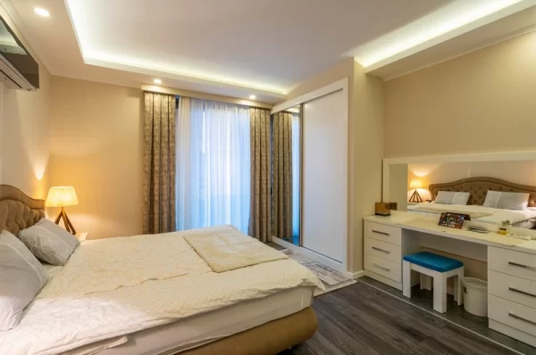 2+1 Property for Sale in Alanya with Modern Furniture and Exquisite Alanya View