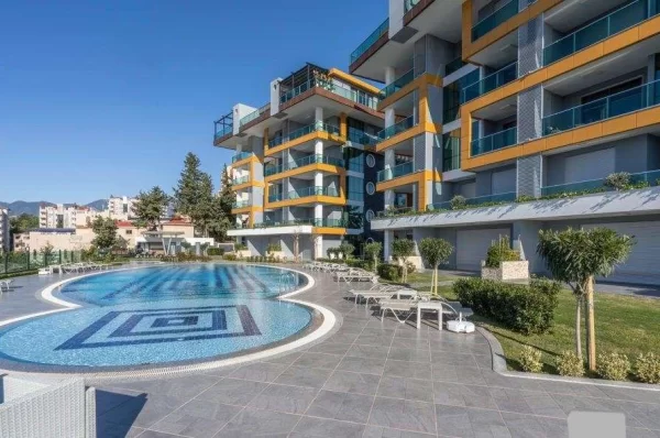 2+1 Property for Sale in Alanya with Modern Furniture and Exquisite Alanya View