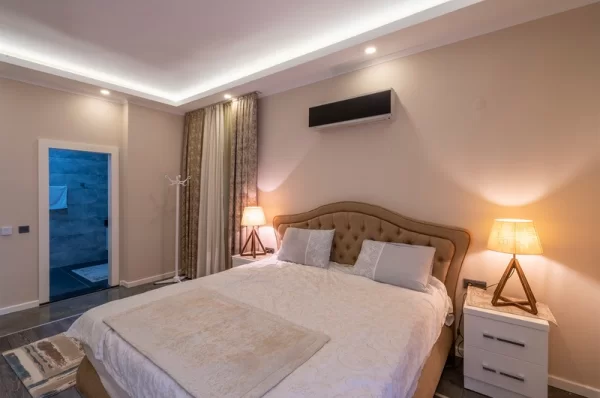 Alanya'da Modern Mobilyalı ve Nefis Alanya Manzaralı Satılık 2+1 Daire