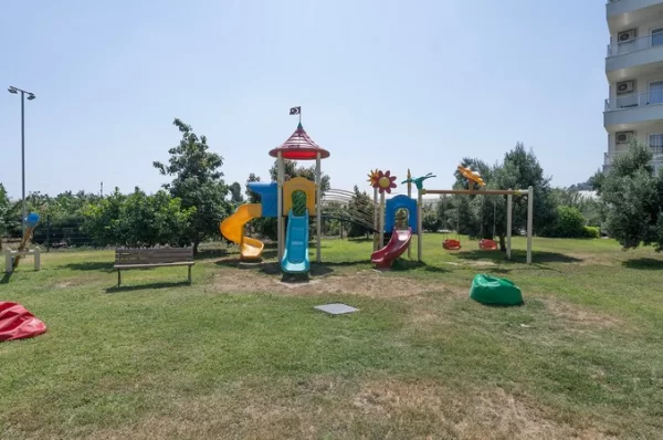 In the Lush Nature Fully Furnished 2+1 Apartment for Sale in alanya,Demirtas