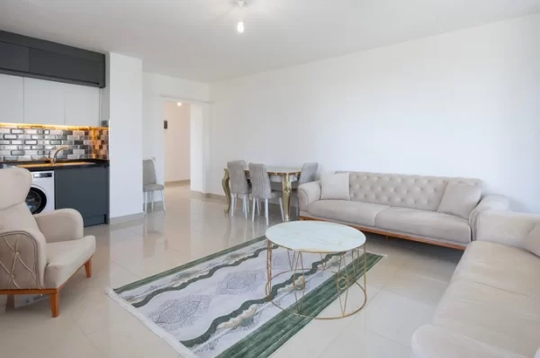 In the Lush Nature Fully Furnished 2+1 Apartment for Sale in alanya,Demirtas