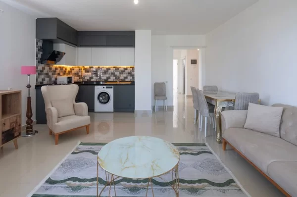 In the Lush Nature Fully Furnished 2+1 Apartment for Sale in alanya,Demirtas