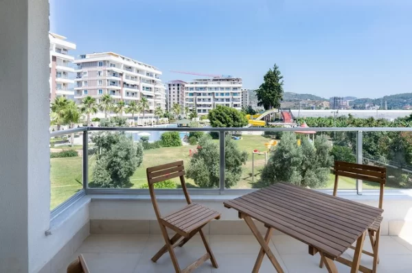 In the Lush Nature Fully Furnished 2+1 Apartment for Sale in alanya,Demirtas