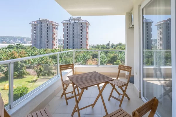 In the Lush Nature Fully Furnished 2+1 Apartment for Sale in alanya,Demirtas