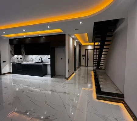 Alanya Kargıcak'ta Özel Paradise'ta Yaşayan Tripleks 6+1 Satılık Villa