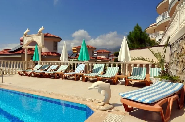 First Class Sea View Luxurious Villa for Sale in Alanya, Kargıcak