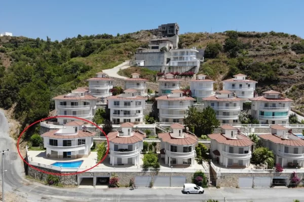 First Class Sea View Luxurious Villa for Sale in Alanya, Kargıcak