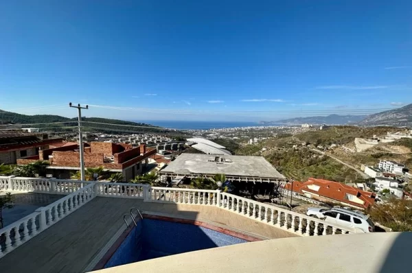 First Class Sea View Luxurious Villa for Sale in Alanya, Kargıcak