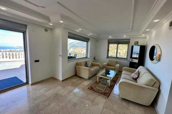 First Class Sea View Luxurious Villa for Sale in Alanya, Kargıcak