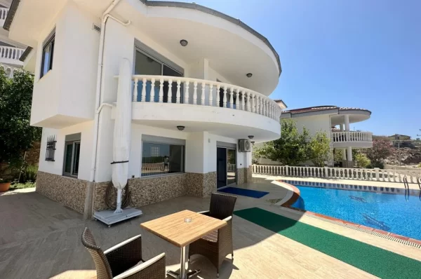 First Class Sea View Luxurious Villa for Sale in Alanya, Kargıcak