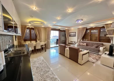 Alanya'da Deniz Manzaralı Full Eşyalı 2+1 Satılık Özel Mülk